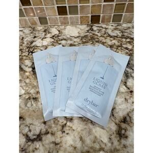 Drybar Liquid Glass Instant Glossing Rinse Lot 4x 15ml Samples NEW
